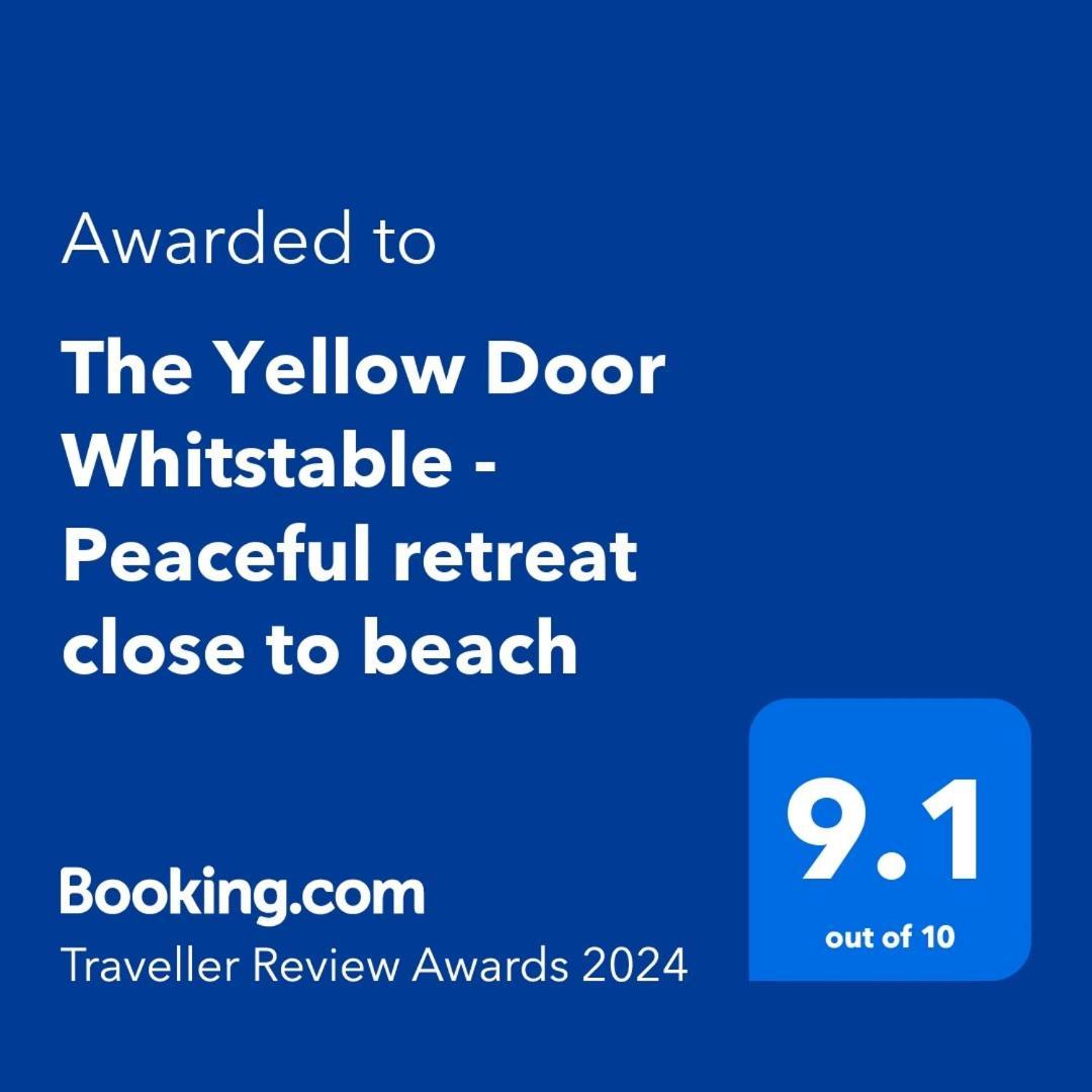 The Yellow Door Whitstable - Peaceful Retreat Close To Beach Eksteriør billede
